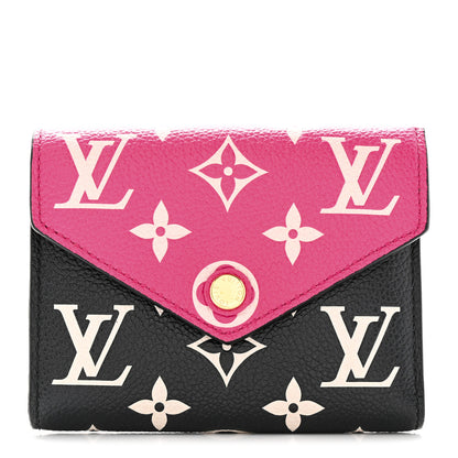 Louis Vuitton Empreinte Monogram Spring In The City Victorine Wallet Black White Pink 1 of 7