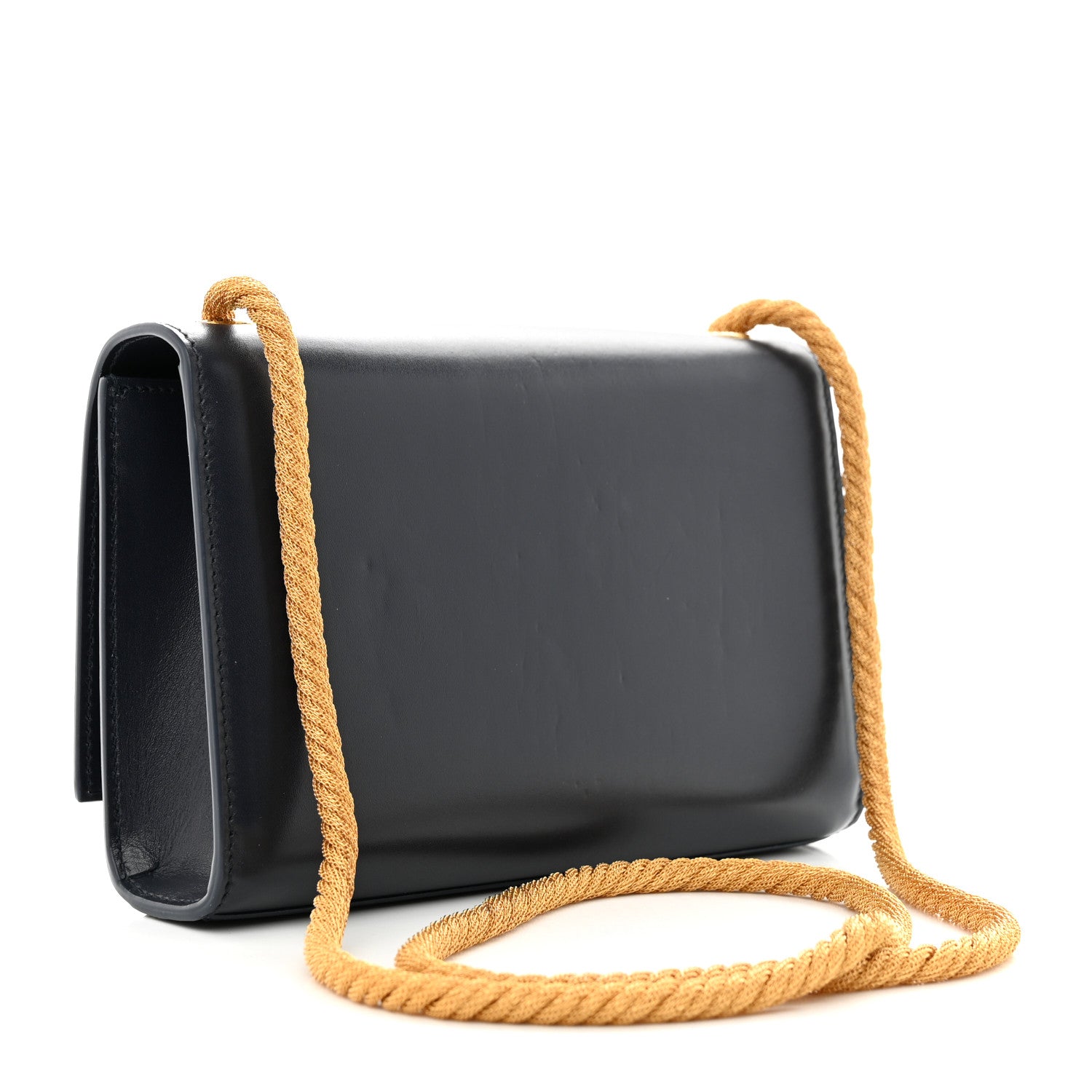 Saint Laurent Calfskin Small Monogram Kate Satchel Deep Marine 3 of 11