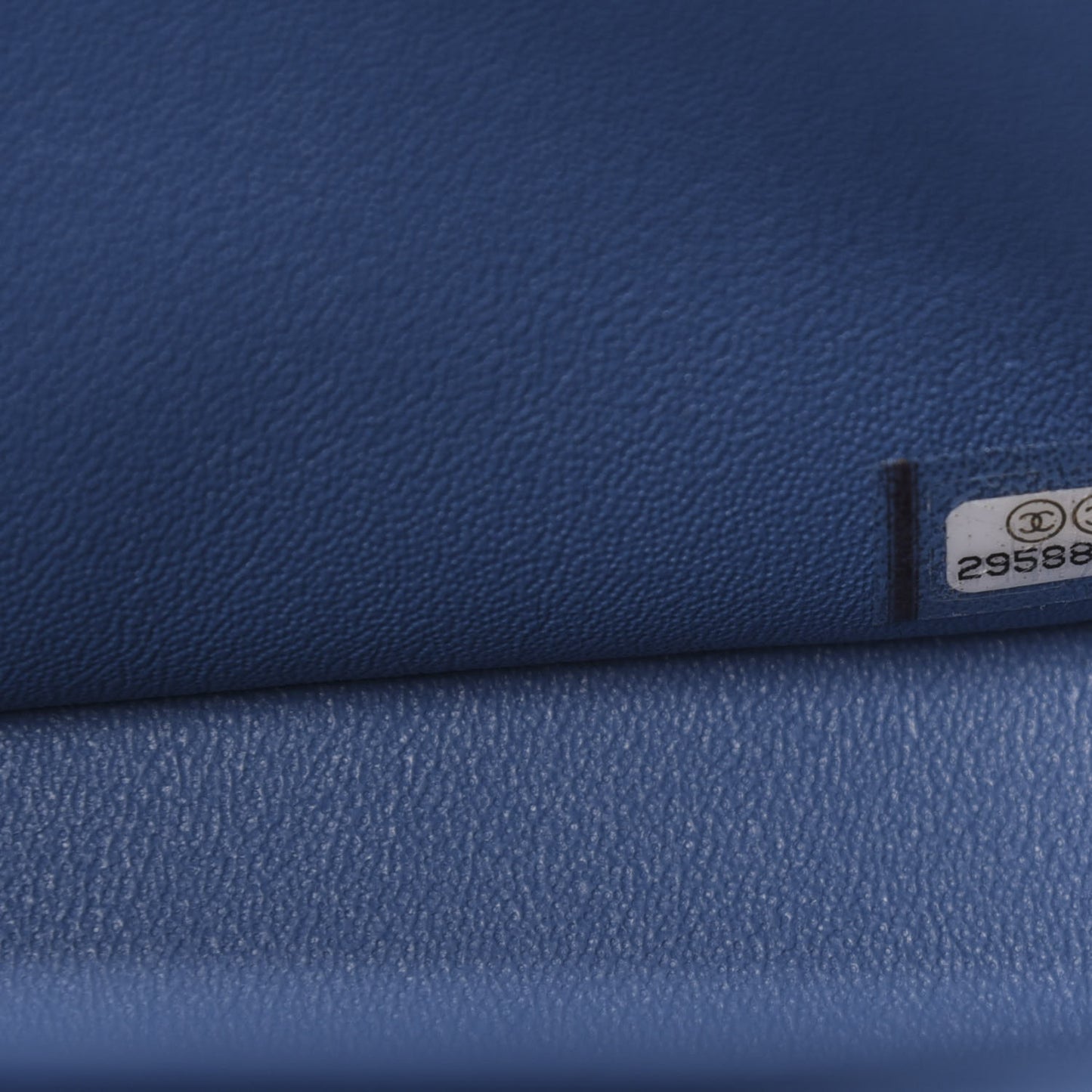 Caviar Quilted Jumbo Double Flap Blue