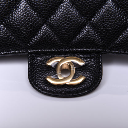 Chanel Caviar Quilted Small Double Flap Black 12 of 15