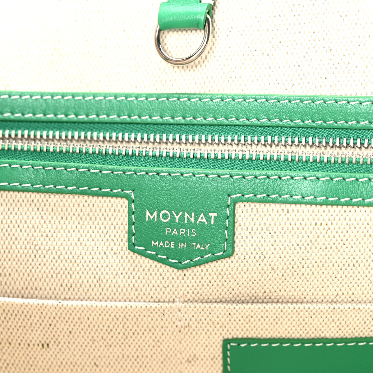 Moynat X KASING LUNG Calfskin Canvas M Labubu Tote MM Green Apple 7 of 12