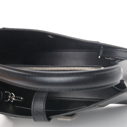 Balenciaga Grained Calfskin XS Hourglass East West Tote Black 4 of 4