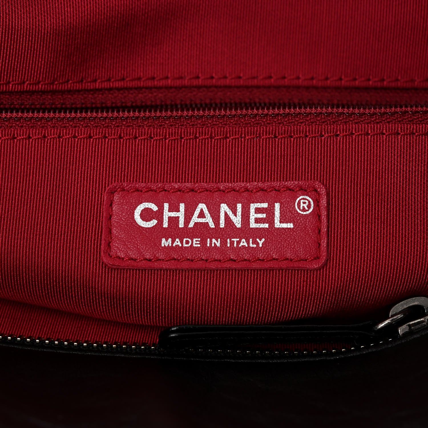 Chanel Aged Calfskin Quilted Large Gabrielle Shopping Tote Black 10 of 25