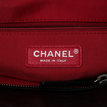 Chanel Aged Calfskin Quilted Large Gabrielle Shopping Tote Black 10 of 25