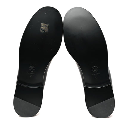 Chanel Lambskin CC Mocassin Loafers 41 Black 6 of 10