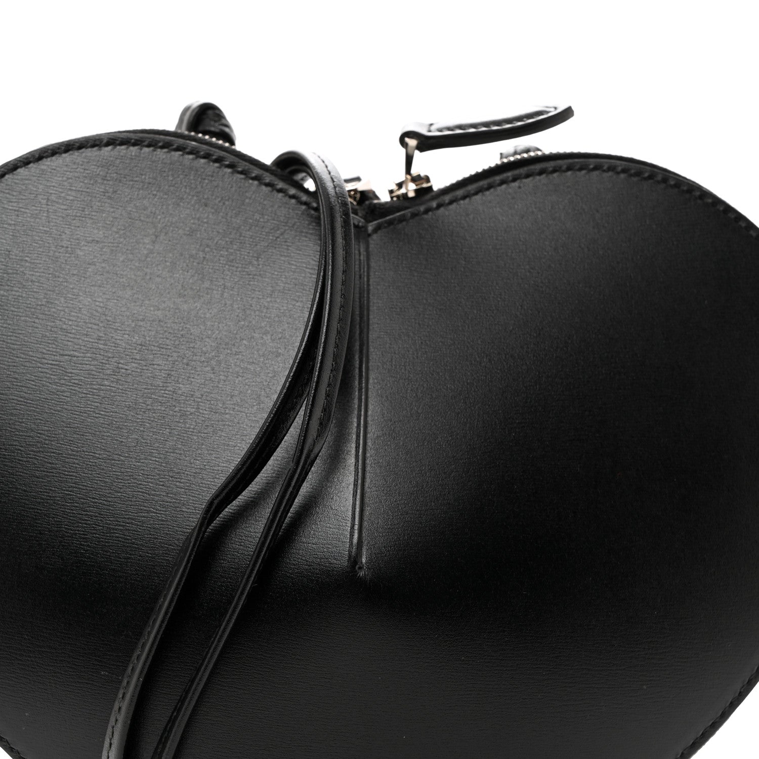 Alaia Lux Calfskin Le Coeur Bag Black 8 of 9