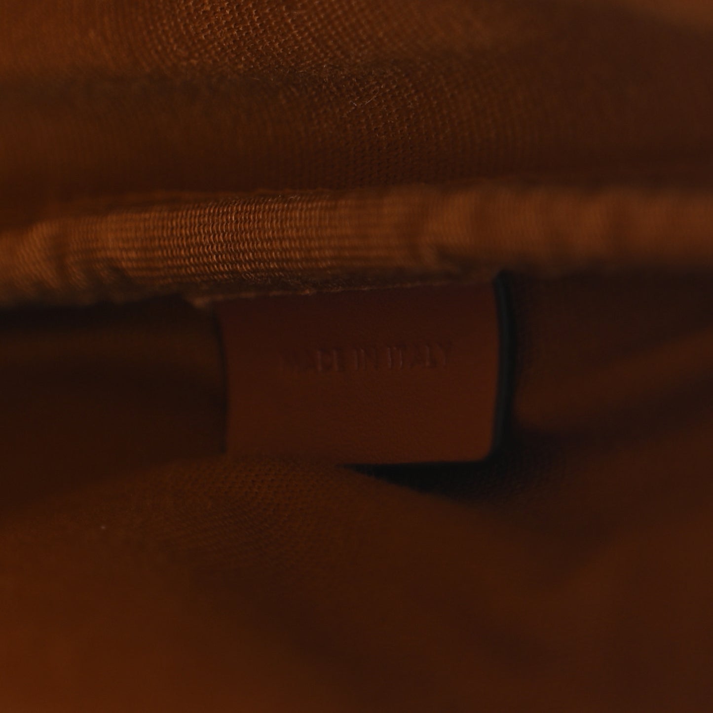 Triomphe Canvas Calfskin Mini Folco Backpack Tan