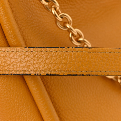 Mulberry Small Classic Grain Calfskin Leighton Deep Amber 14 of 16