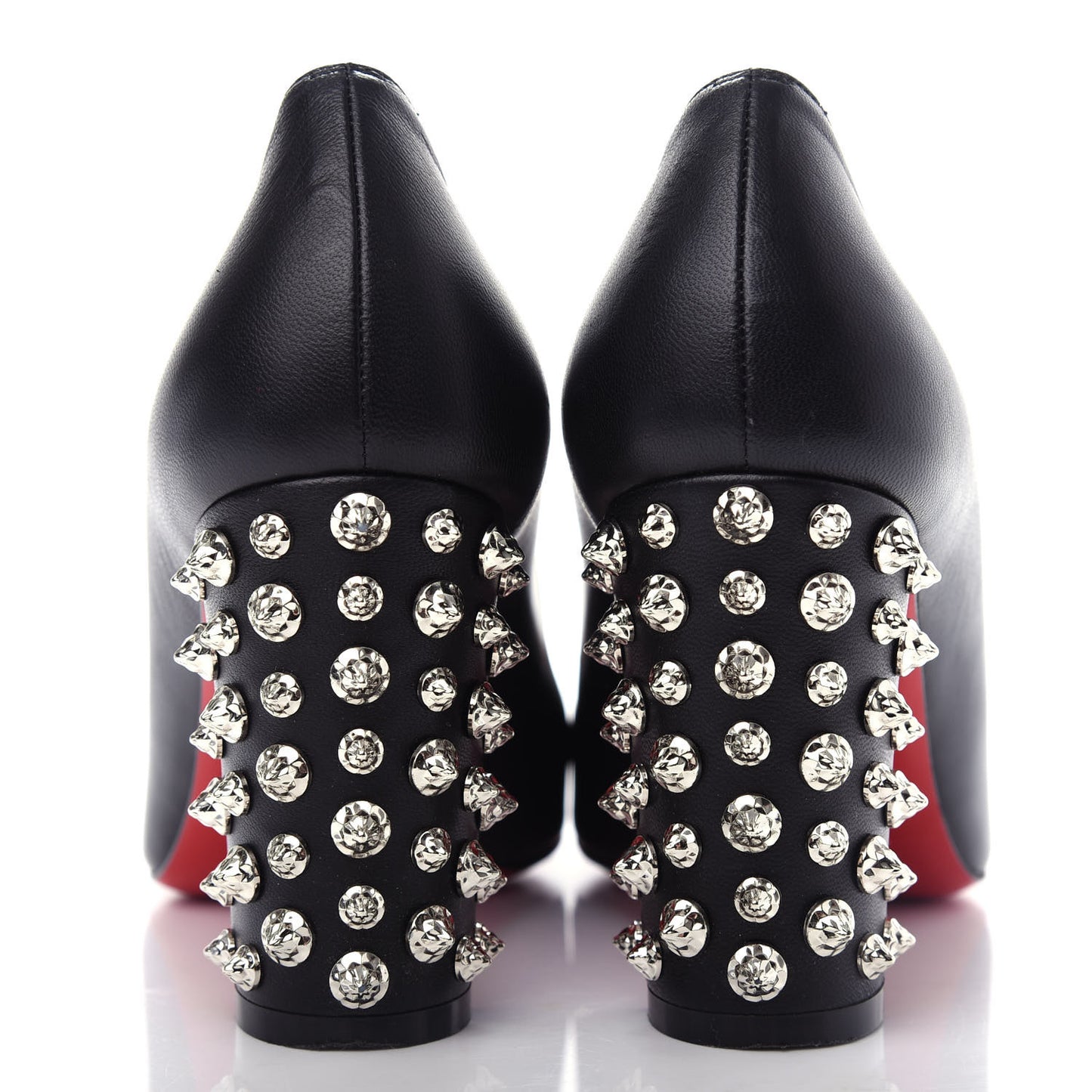 Nappa Donna Stud Spikes 85 Pumps 37.5 Black