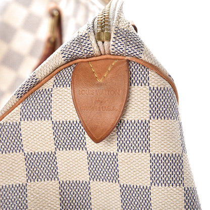 Louis Vuitton Damier Azur Speedy 30 6 of 18