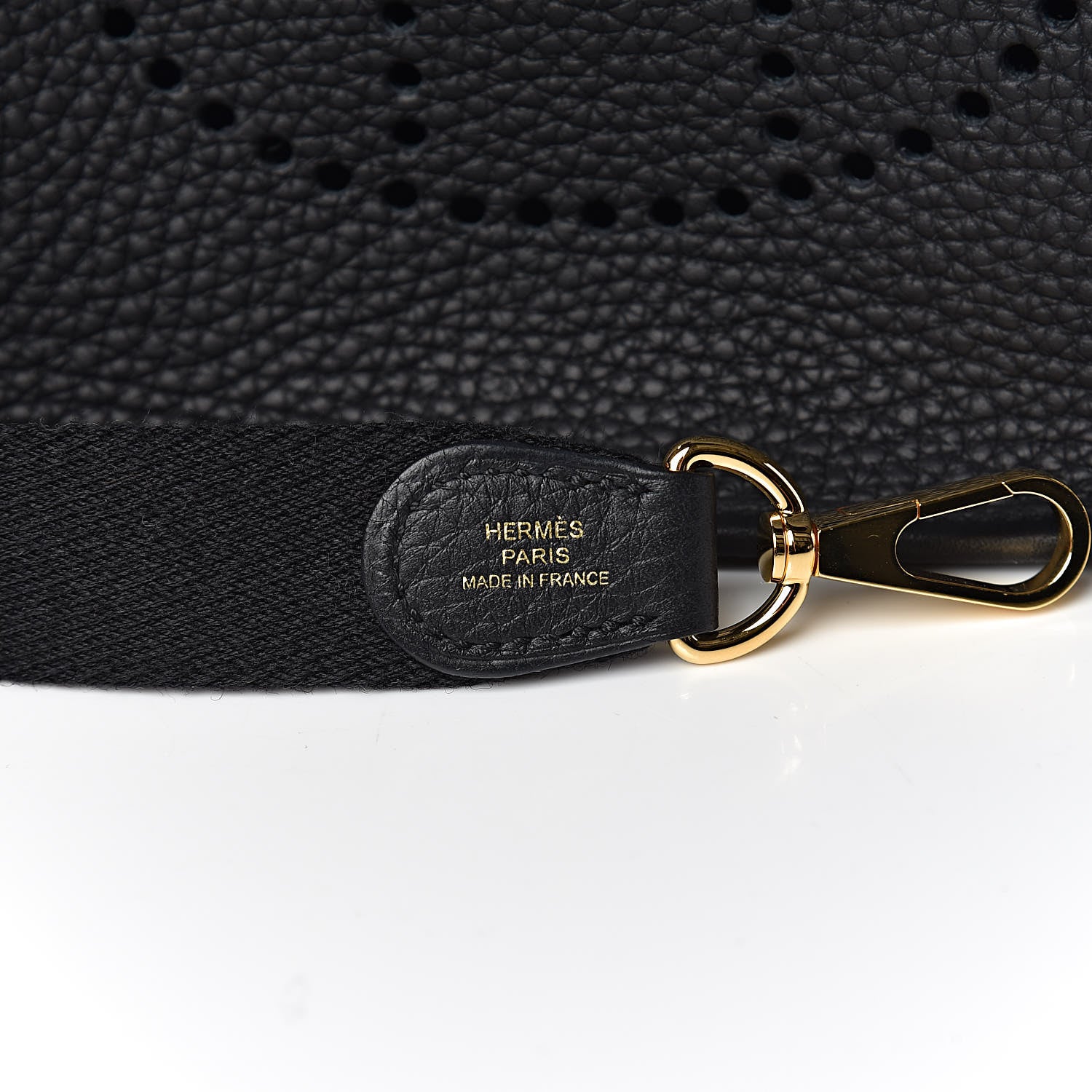 Hermes Taurillon Clemence Evelyne TPM Black 8 of 12