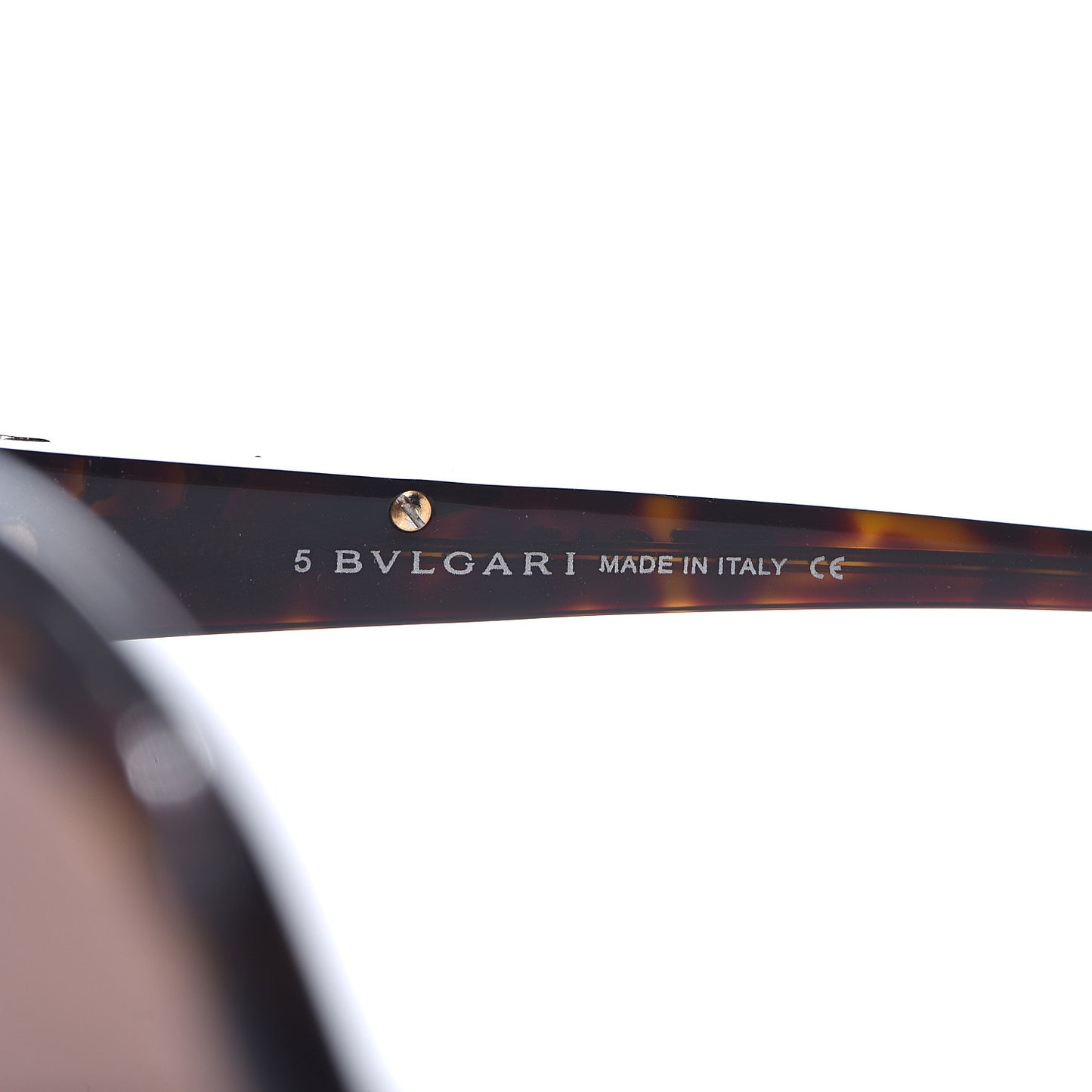 Round Crystal Sunglasses 8033-B Tortoise