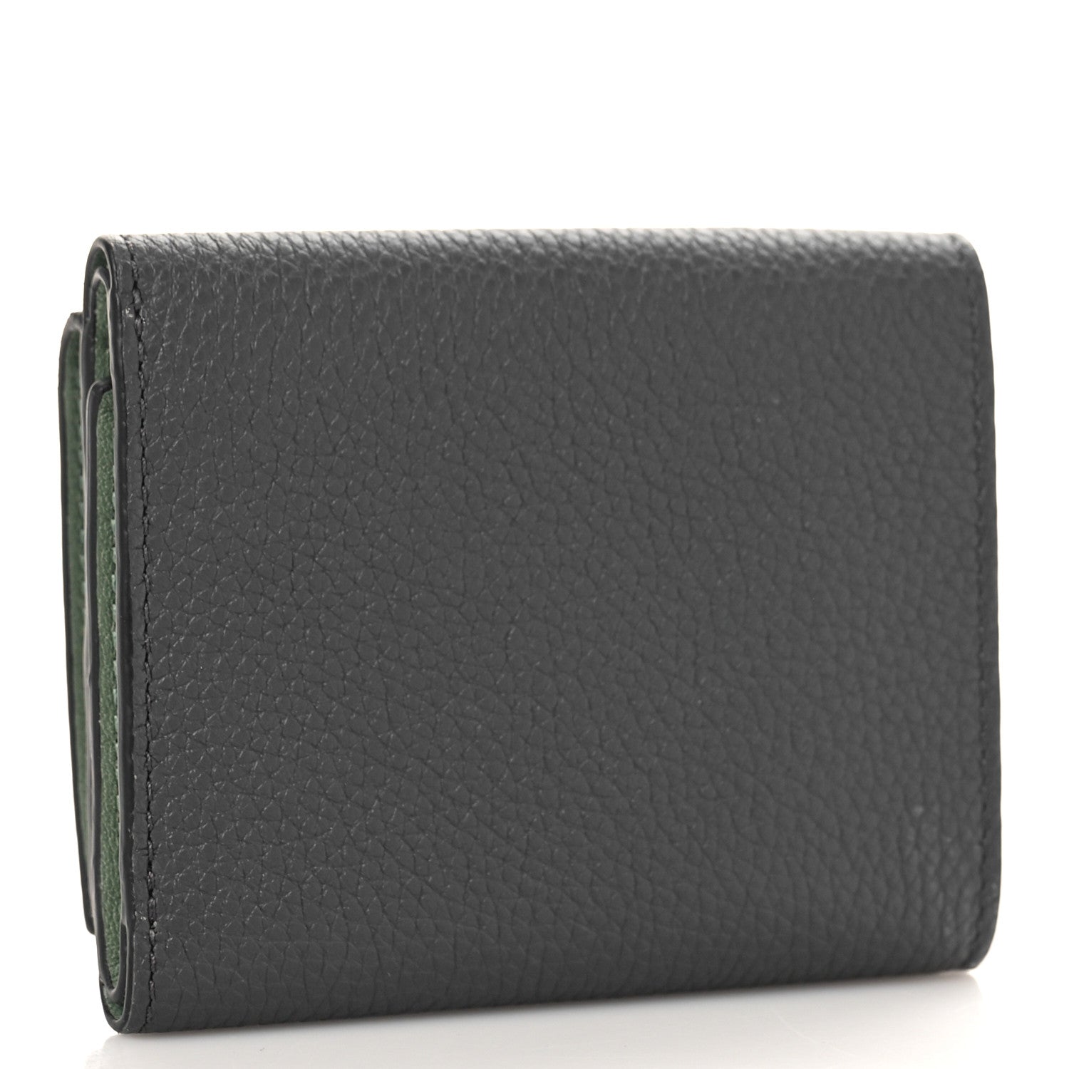 Loewe Grained Calfskin Compact Wallet Antracite 3 of 10