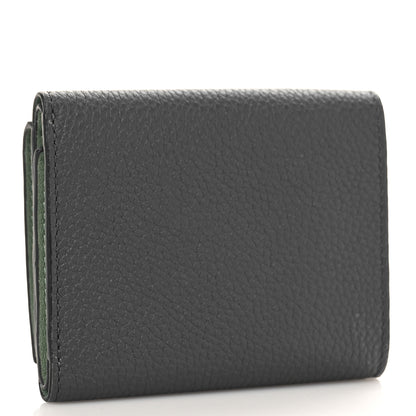 Loewe Grained Calfskin Compact Wallet Antracite 3 of 10