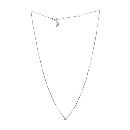 Cartier 18K White Gold Diamond .30ct 1895 Pendant Necklace 2 of 7