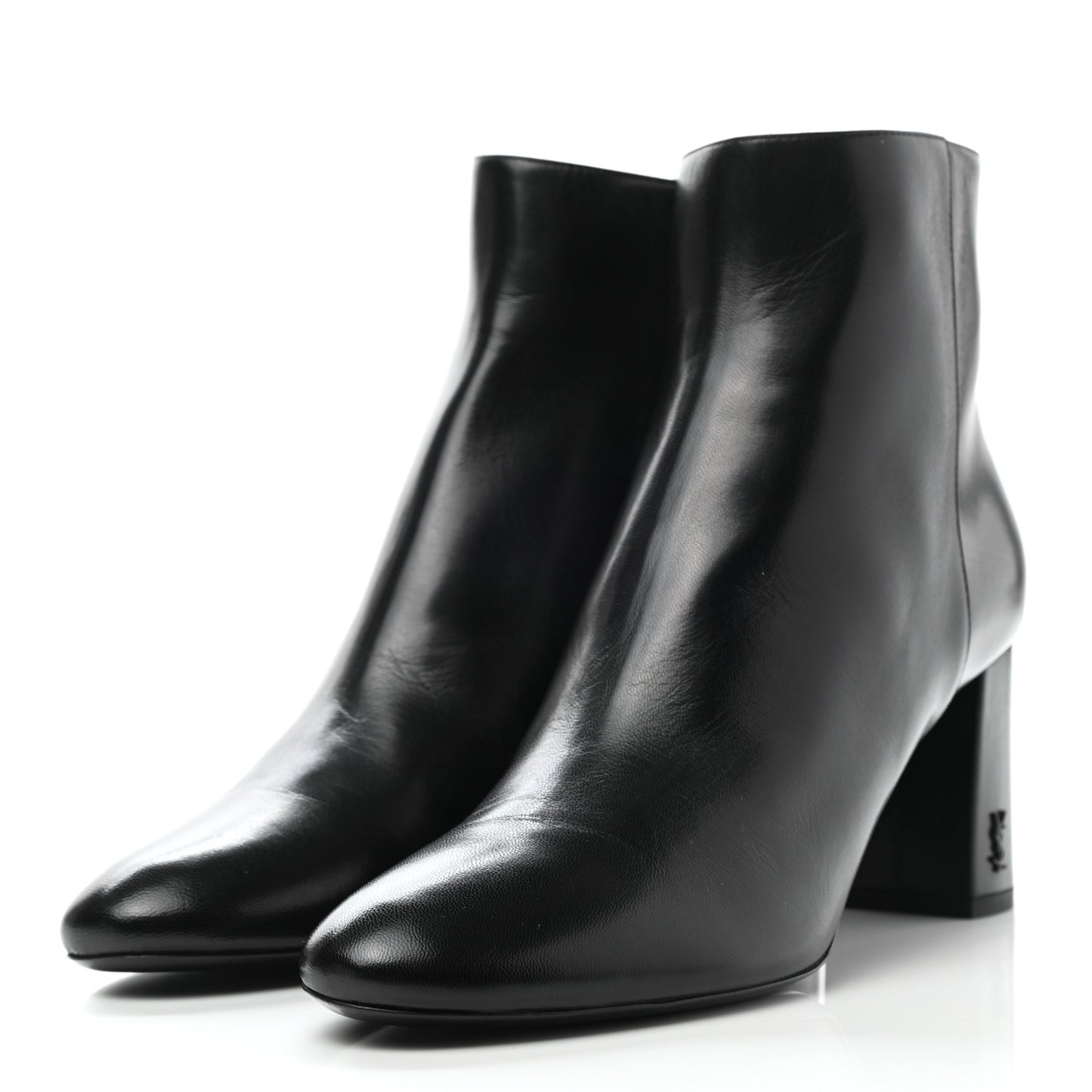 Nappa Vendome Loulou Ankle Zip Boots 39.5 Black