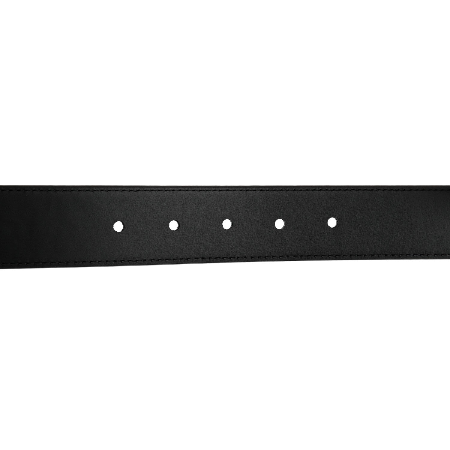 Louis Vuitton Calfskin 35mm Pont Neuf Belt 90 36 Black 4 of 5