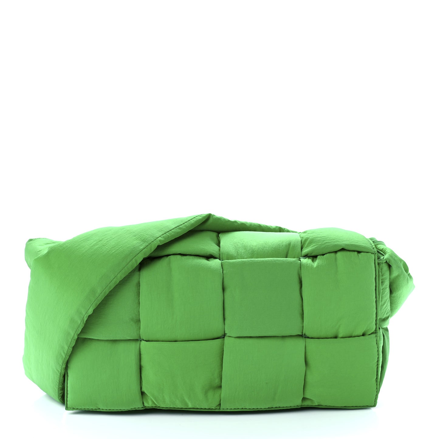 Nylon Intrecciato Padded Tech Cassette Bag Parakeet