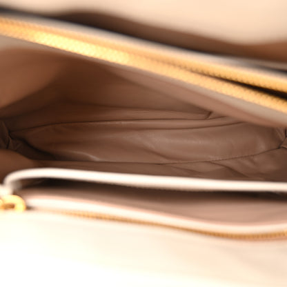Prada Saffiano Lux Pattina Tote Talco 6 of 13
