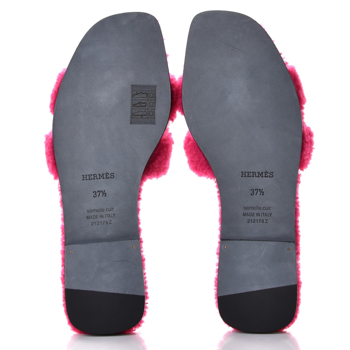 Woolskin Oran Sandals 37.5 Rose Fuchsia