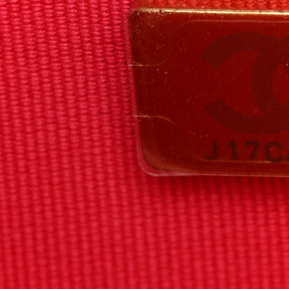 Chanel Lambskin Quilted Chanel 19 Wallet On Chain WOC Dark Pink 8 of 12