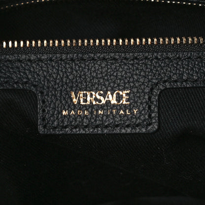 Versace Calfskin La Medusa Chain Hobo Bag Black 6 of 11