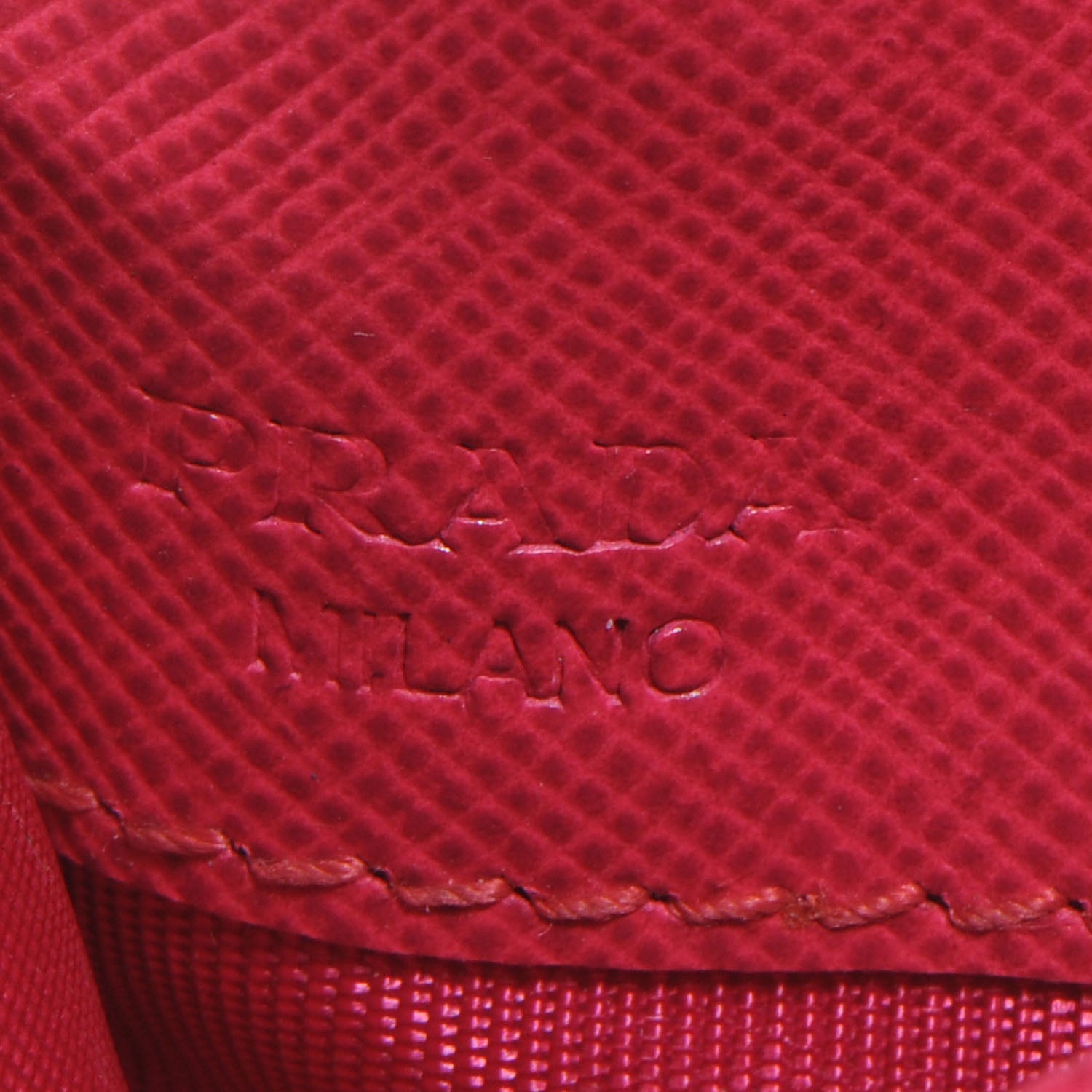 Prada Saffiano Card Case Peonia 6 of 8