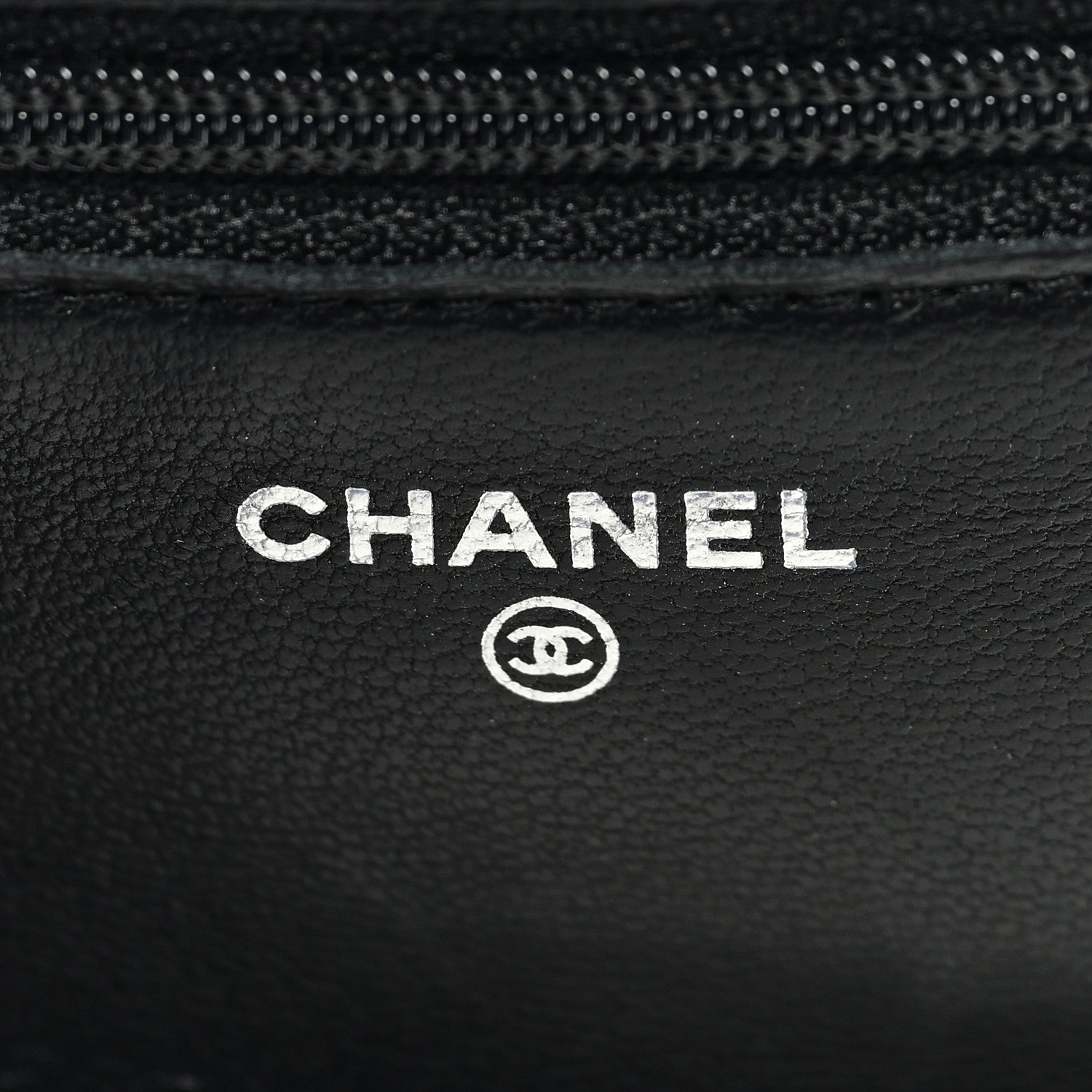 Chanel Lambskin Quilted Wallet On Chain WOC Black 6 of 9