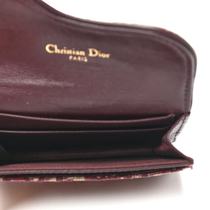 Christian Dior Oblique Saddle Card Holder Bordeaux 5 of 8