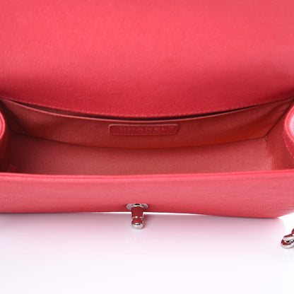Chanel Caviar Quilted Medium Boy Flap Light Red 5 of 10