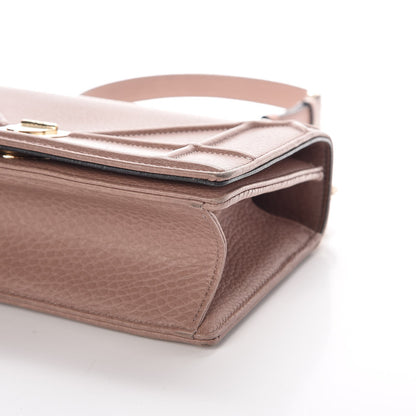 Christian Dior Grained Calfskin Small Diorama Flap Bag Taupe 7 of 8