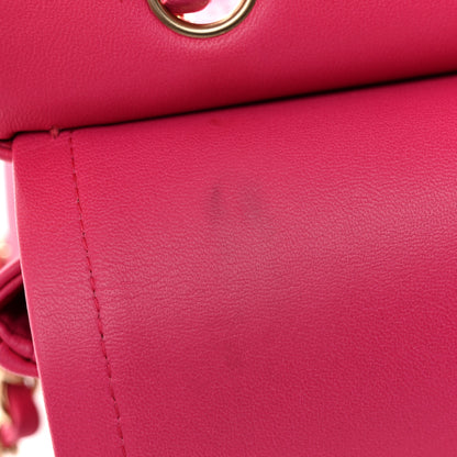 Chanel Lambskin Quilted Medium Double Flap Pink 11 of 14