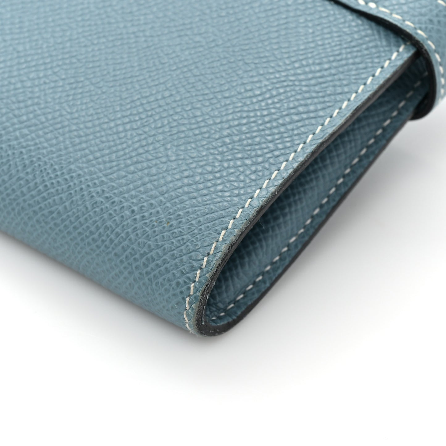 Epsom Kelly Longue Wallet Blue Jean