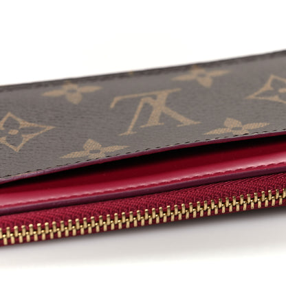 Louis Vuitton Monogram Zipped Card Holder Fuchsia 8 of 9