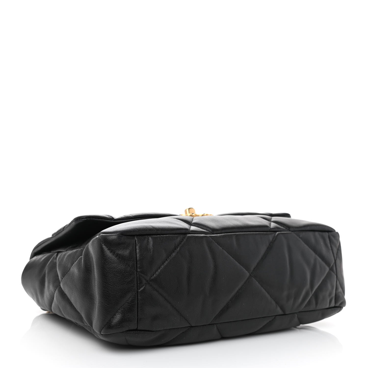 Chanel Lambskin Quilted Large Chanel 19 Flap Black 4 of 10