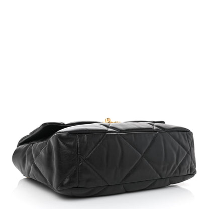 Chanel Lambskin Quilted Large Chanel 19 Flap Black 4 of 10