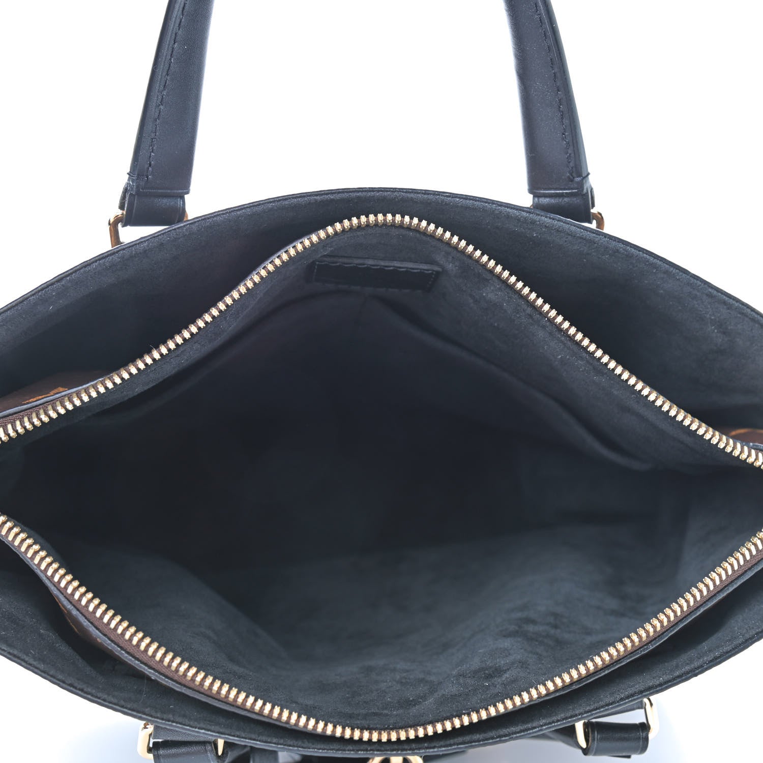 Louis Vuitton Monogram Flower Zipped Tote PM Black 10 of 14