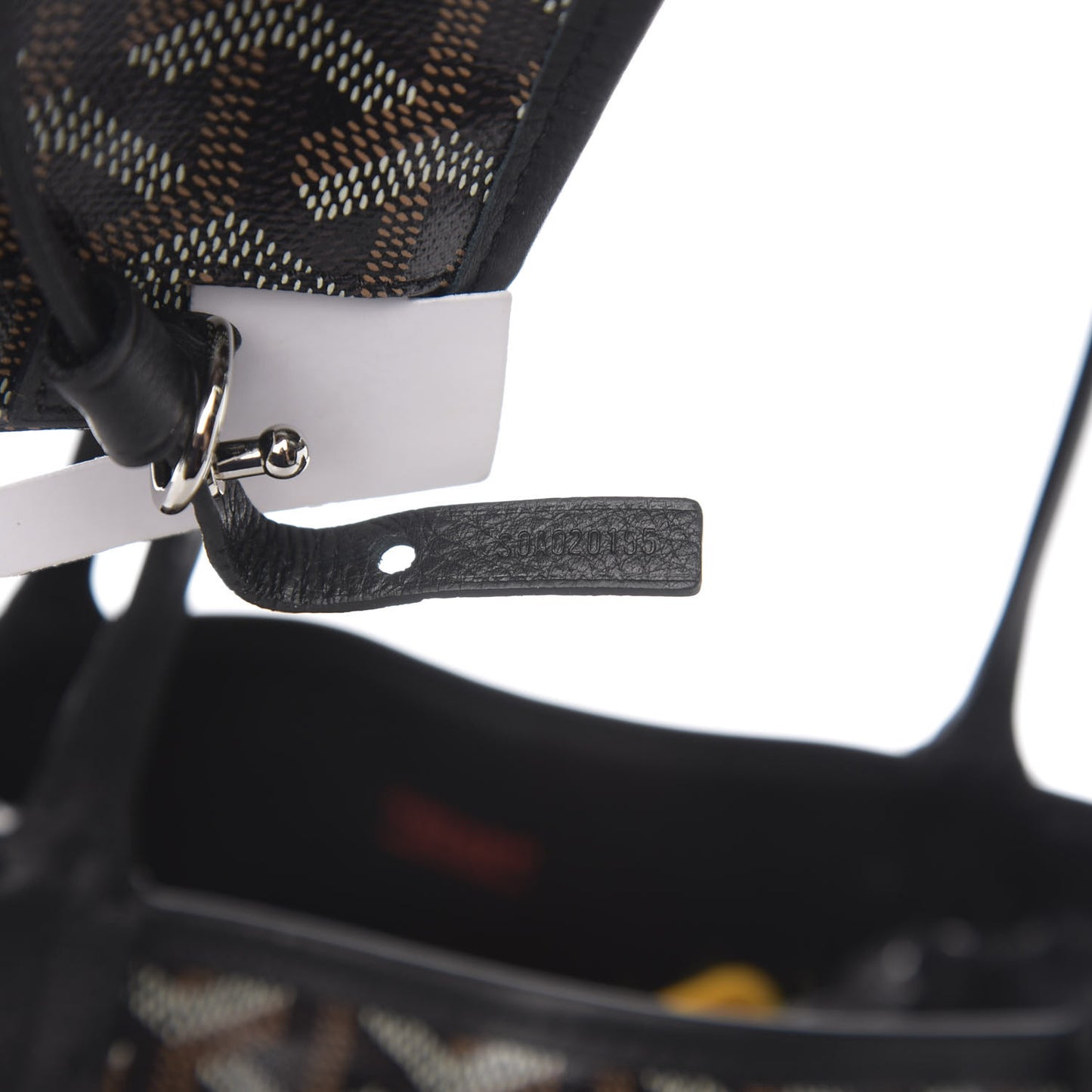 Goyardine Reversible Mini Anjou Black
