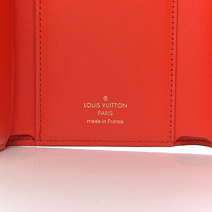 Louis Vuitton Monogram Flower Lock Compact Wallet Coquelicot 6 of 6