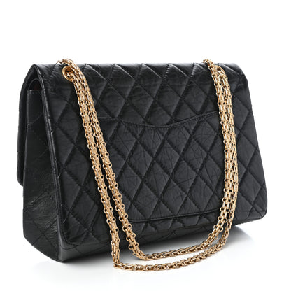 Chanel Aged Calfskin Quilted 2.55 Reissue 227 Flap Black 3 of 10