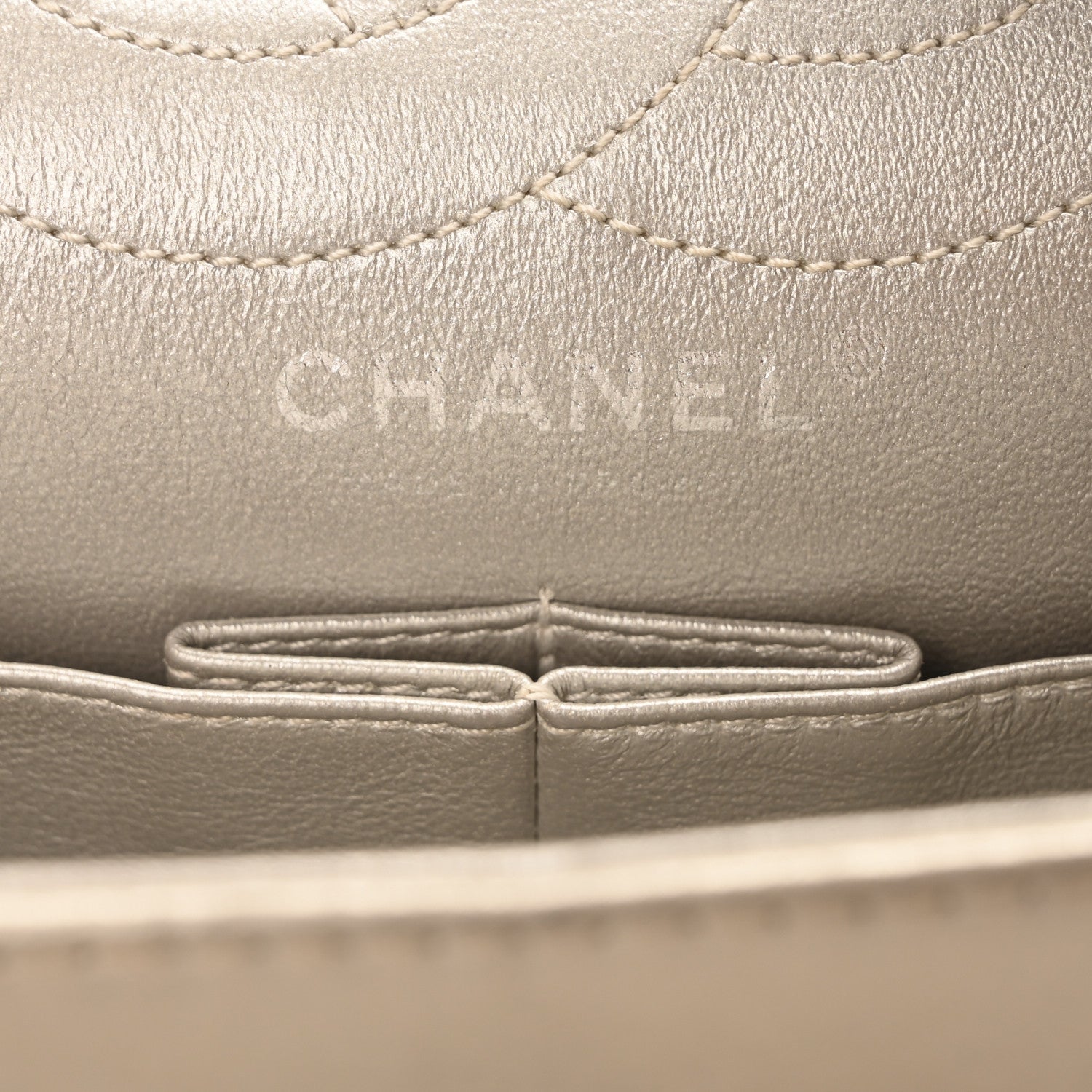 Chanel Metallic Lambskin Quilted 2.55 Reissue 226 Flap Silver 6 of 10