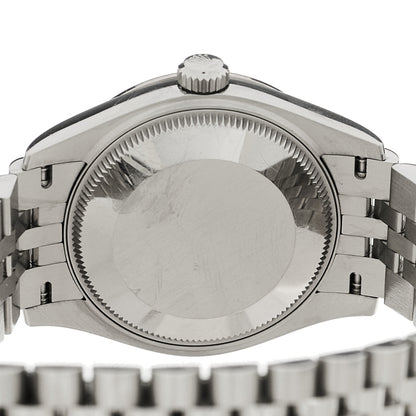 Rolex Stainless Steel 18K White Gold Diamond 31mm Oyster Perpetual Datejust Watch Silver 278274 4 of 5