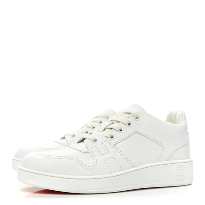 Hermes Epsom Calfskin Womens Free Sneakers 37 White 3 of 8