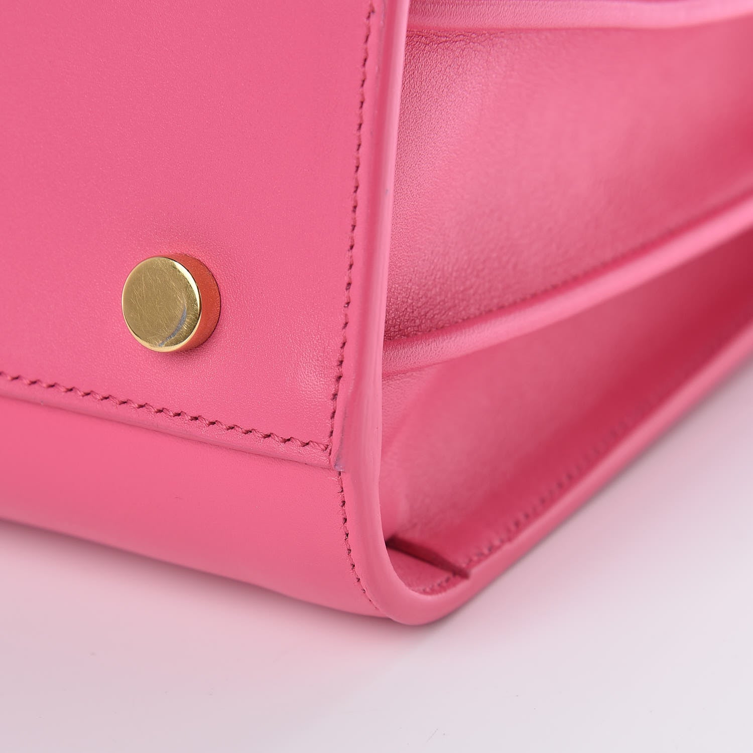 Saint Laurent Calfskin Small Sac De Jour Bubblegum 12 of 14