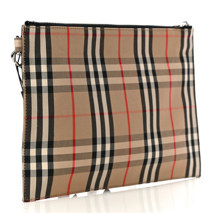 Burberry Vintage Check Zip Pouch Black 3 of 10