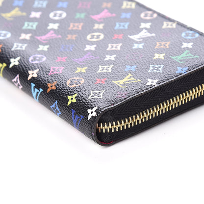 Louis Vuitton Monogram Multicolor Zippy Wallet Black Grenade 9 of 9