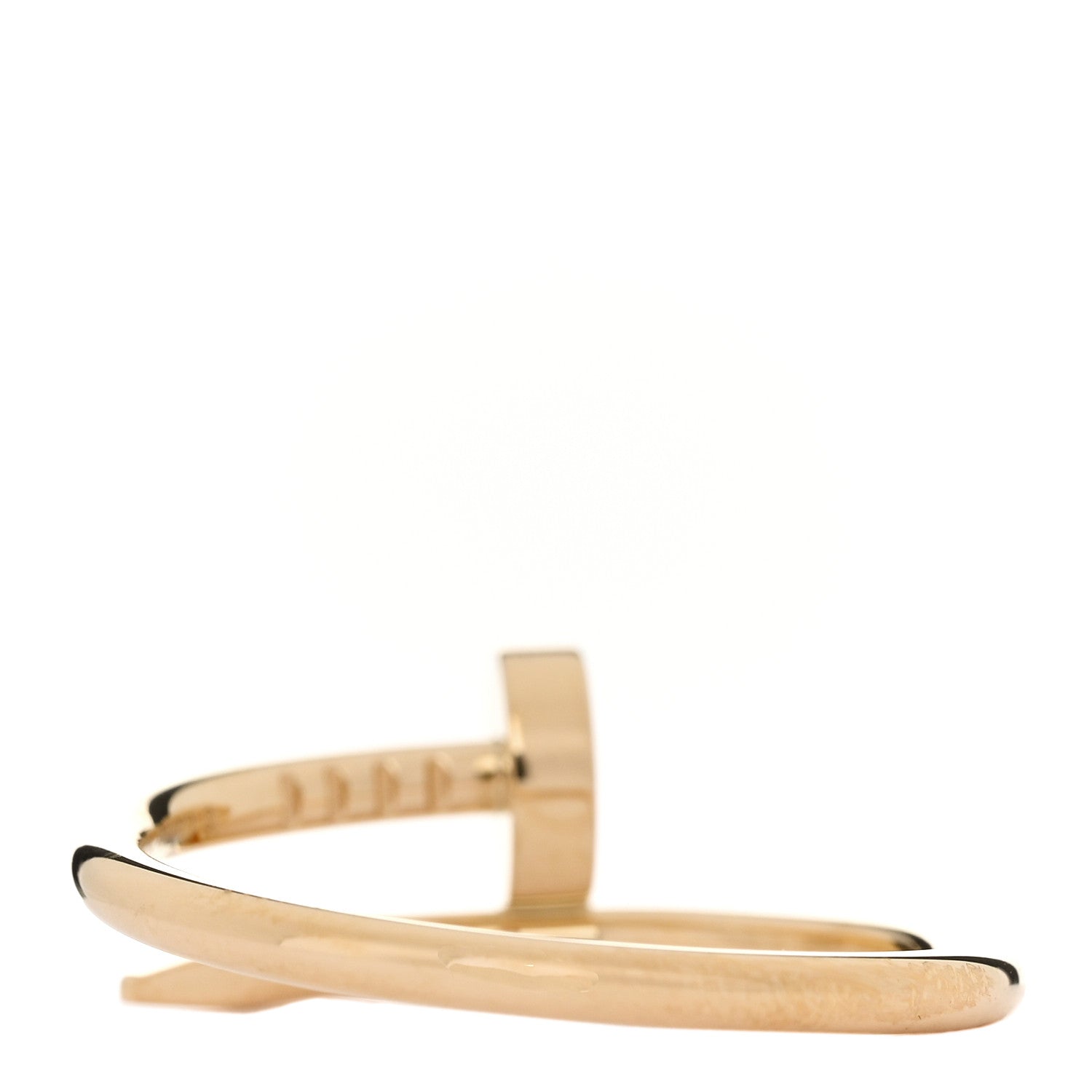 Cartier 18K Yellow Gold Small Juste Un Clou Ring 53 6.25 3 of 6