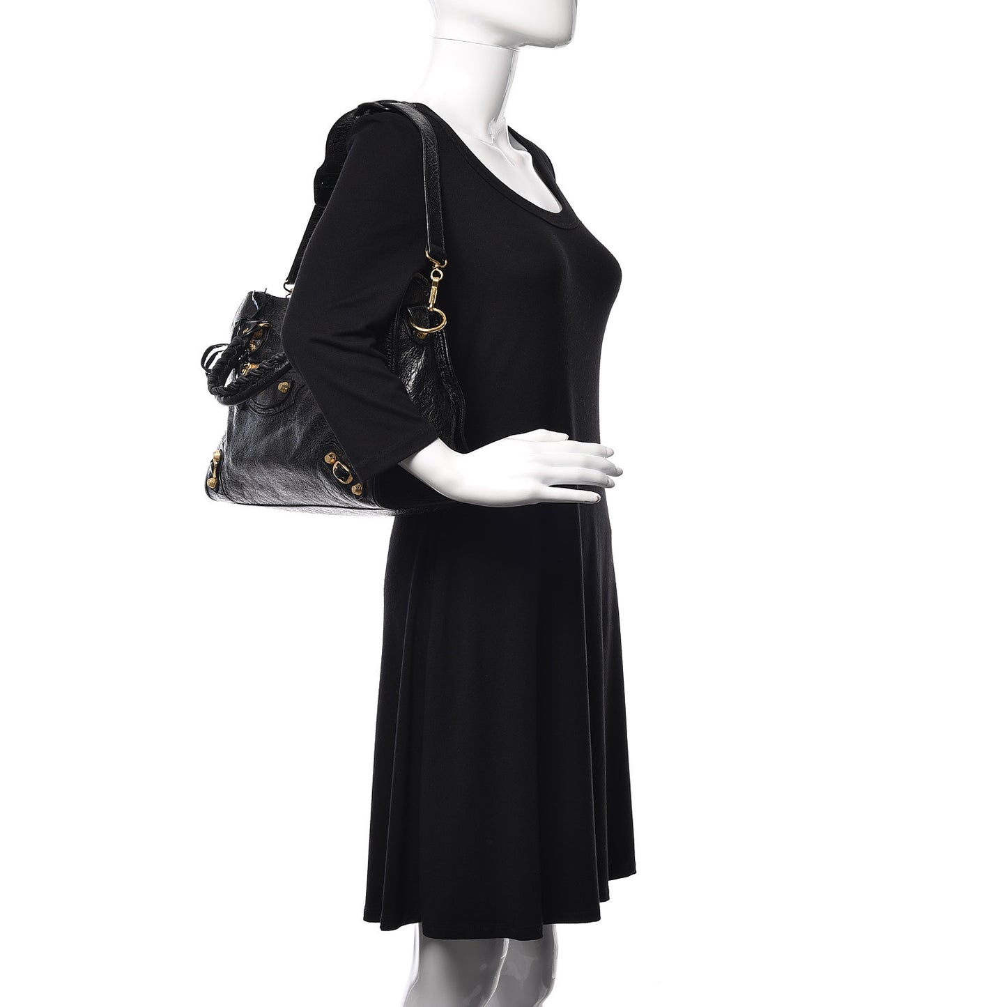 Agneau Giant 12 Gold Hardware City Black