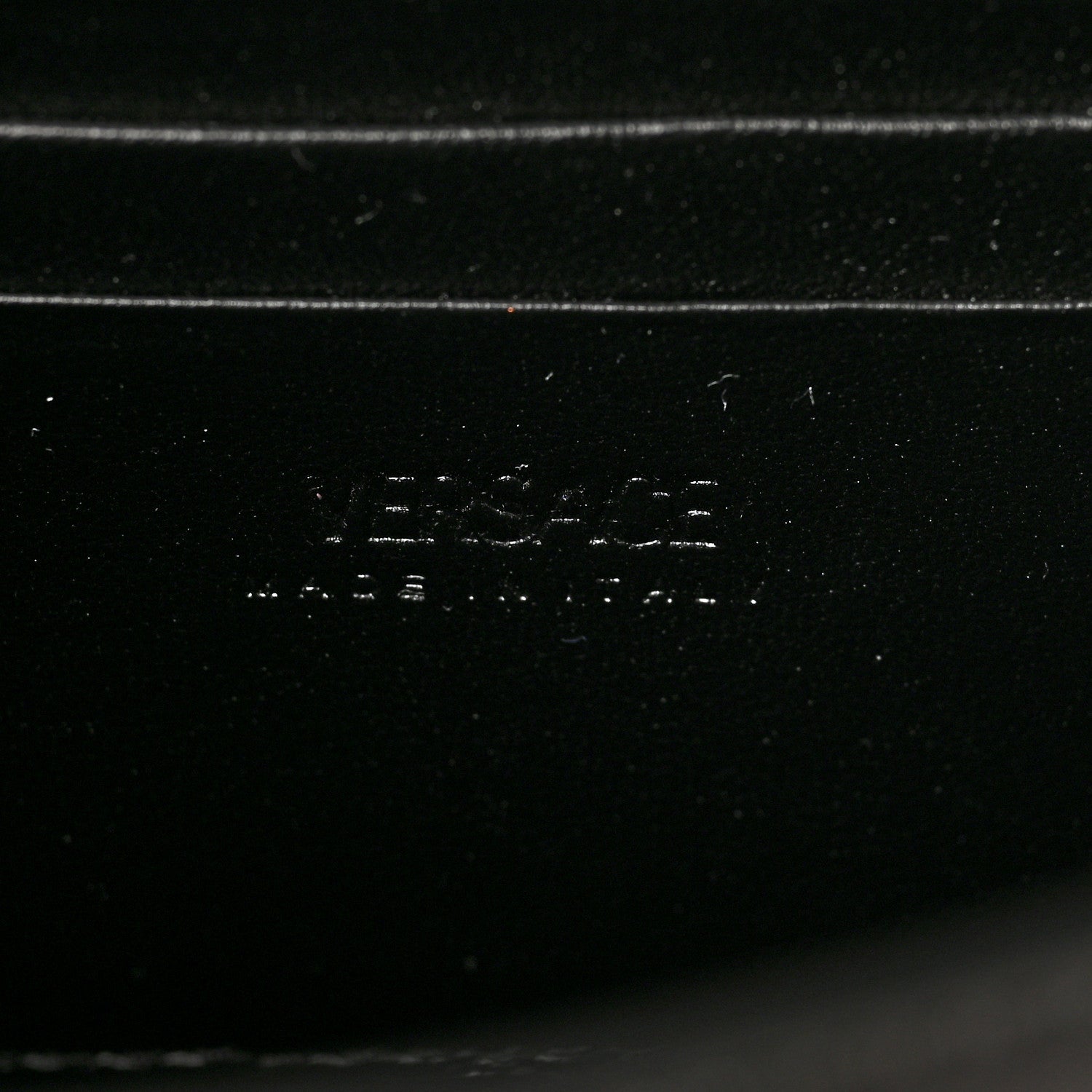 Versace Calfskin Small Greca Goddess Shoulder Bag Black 5 of 8