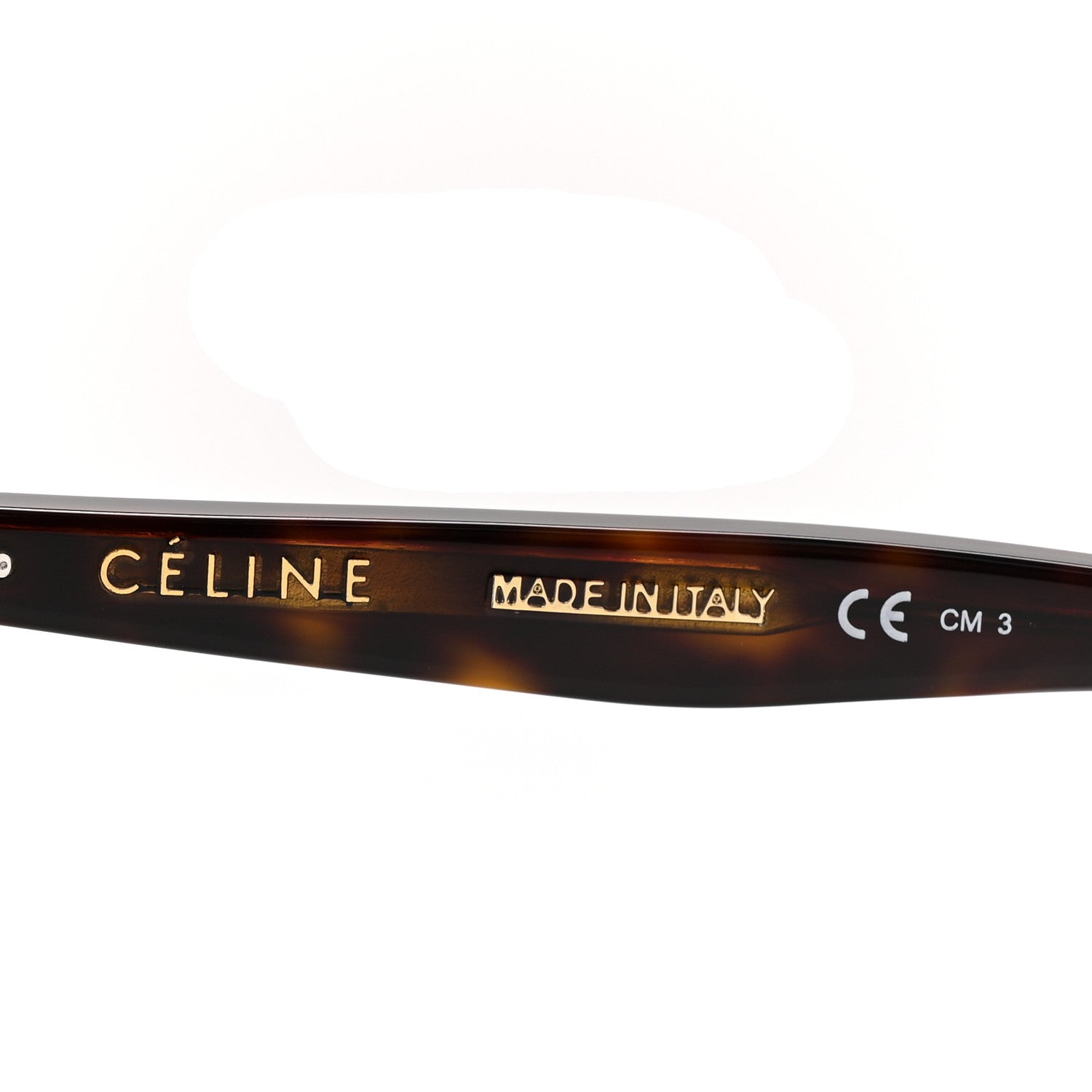 Celine Acetate Thin Shadow Sunglasses CL41435/S Tortoise 5 of 6
